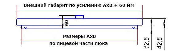 потолочный люк в гипсокартон